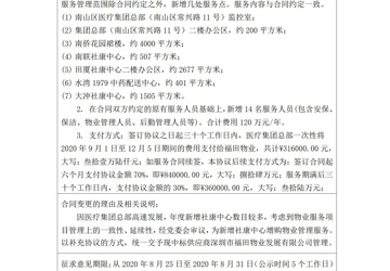 合同变更前征求意见公示表