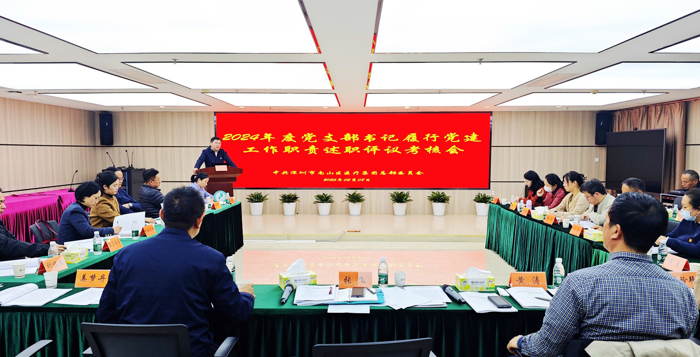 区医疗集团总部党委召开2024年度  党支部书记履行党建工作职责  述职评议考核会议