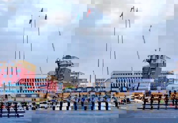 凝心聚力 精医笃行｜吉大二院举行89周年院庆升旗仪式暨建院90周年筹备工作启动仪式