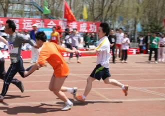 我院参加校第49届田径运动会