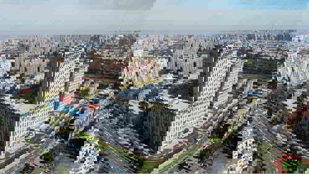 亚泰院区实景航拍图